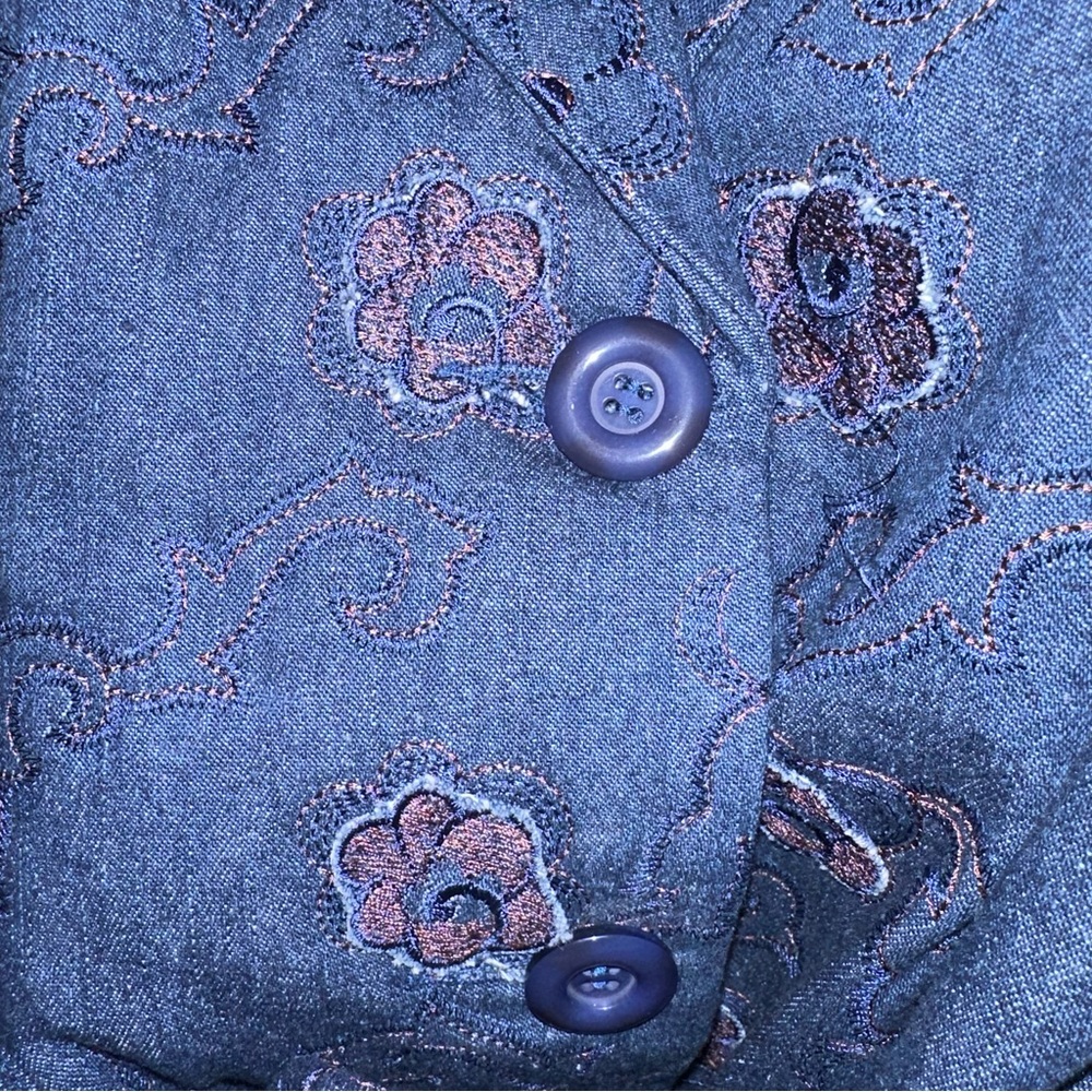 Brand-new Levi, jean material three-quarter Length jacket size 14